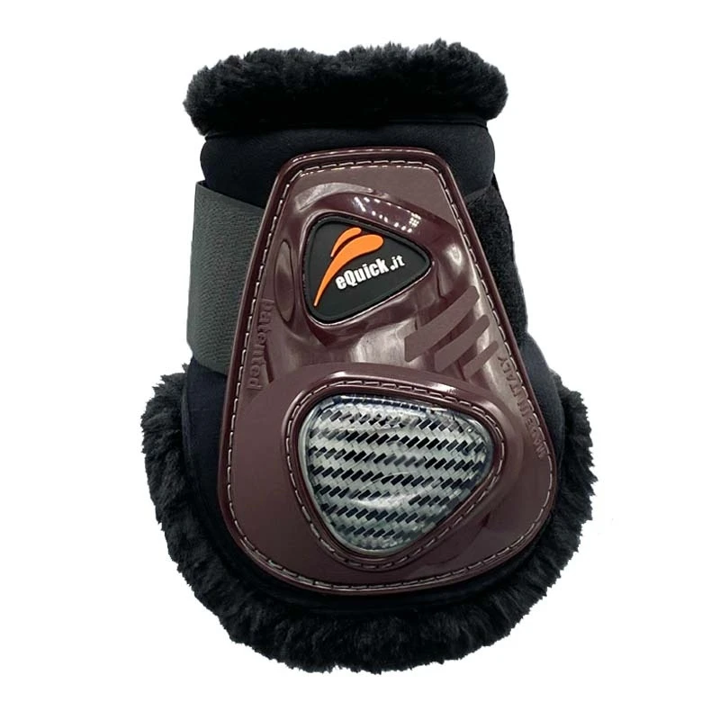 EQuick ECarbon Shock Kogelbeschermers Velcro Fluffy