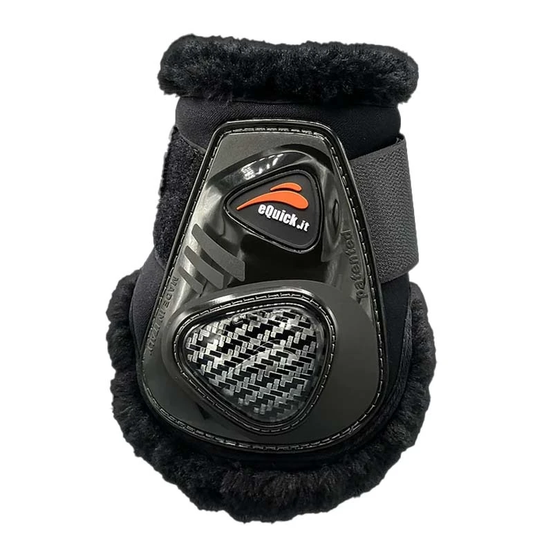 EQuick ECarbon Shock Kogelbeschermers Velcro Fluffy - Afbeelding 3