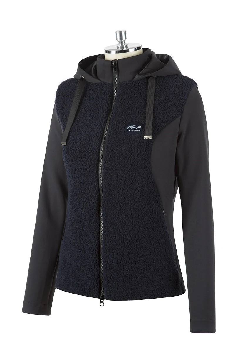 Anna Scarpati Lettonia Gewatteerde Jas Dames Navy