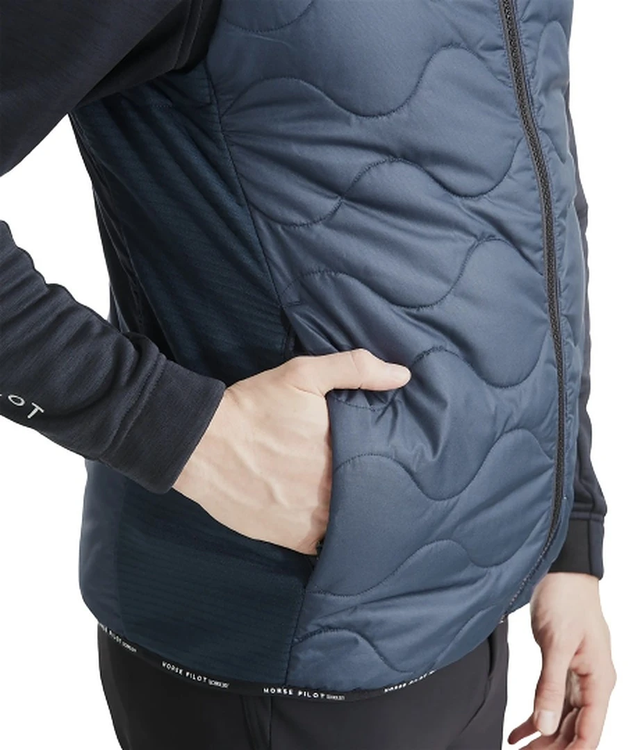 Horse Pilot Rider Heren Bodywarmer Navy - Afbeelding 4