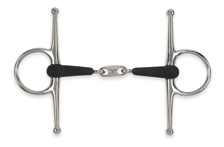 Shires EquiKind Kneveltrens Dubbel Gebroken - Peanut Link