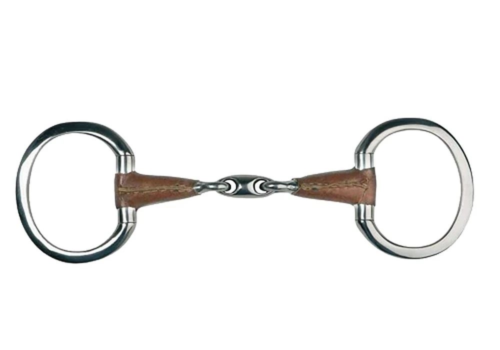 Metal AB Bustrens Dubbel Gebroken Bekleed Met Leder