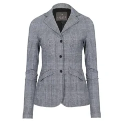 Laguso Jane Midi Dames Wedstrijdjasje Glencheck Grijs