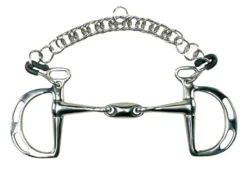 Metal AB Kimblewick Dubbel Gebroken