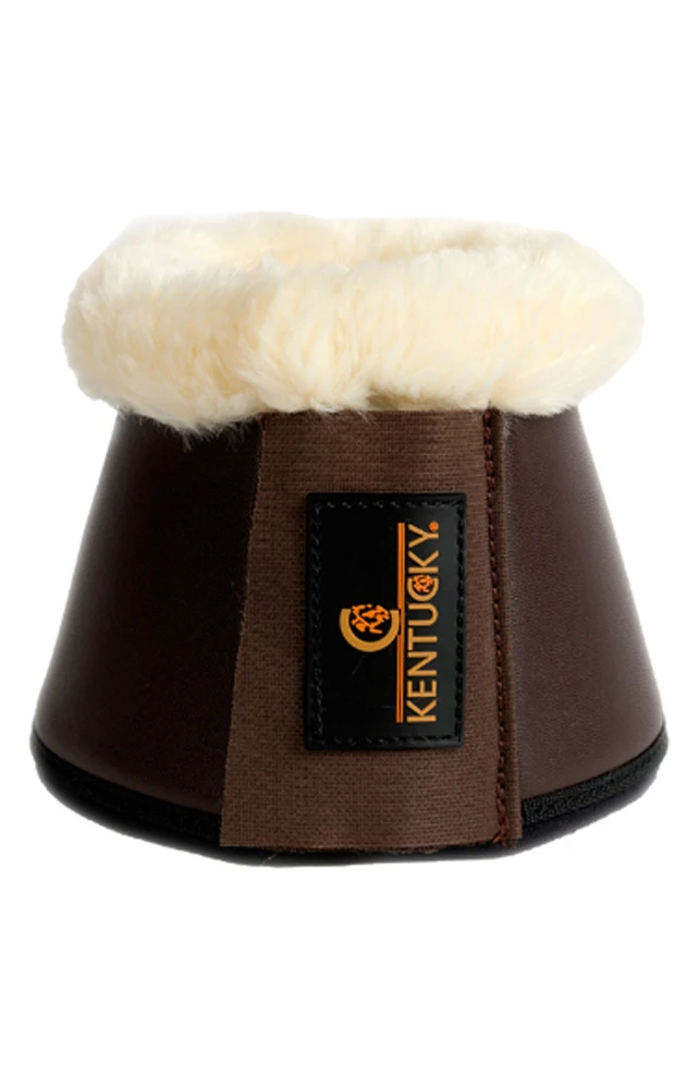 Kentucky Springschoen Leder Met Bont Bruin